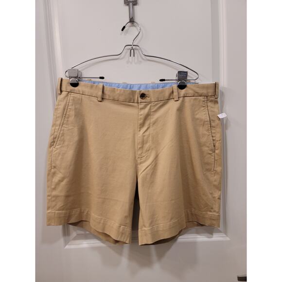 Men's Brooks Brothers Flat Front Chino Shorts - Picture 1 of 6